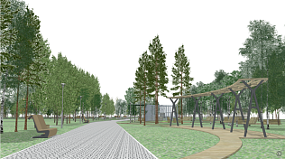 В Барнауле определили подрядчика для благоустройства территории парка имени Ленина