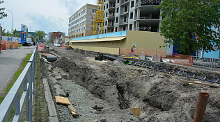 Работы по строительству ливневой канализации на улицах Пушкина и Гоголя переместятся на новые участки