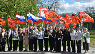 В районах города Барнаула проходят праздничные мероприятия, посвященные 80-летию Победы