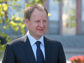 Виктор Томенко провел рабочую встречу с помощником Президента России Игорем Левитиным