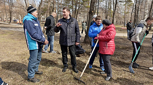 19 апреля барнаульцы вышли на общегородской субботник