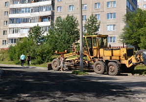 В Барнауле начали ремонт улицы Веры Кащеевой