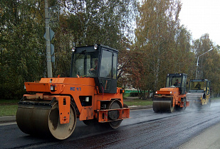 В поселке Южном продолжается капремонт улицы Мусоргского