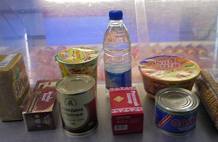 В Барнауле прошли учения по организации передвижного пункта  продовольственного снабжения