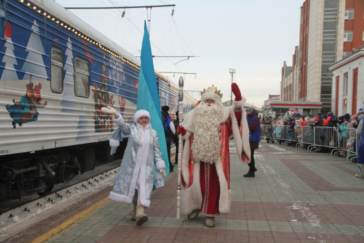 Поезд Деда Мороза сделает остановку в Барнауле 