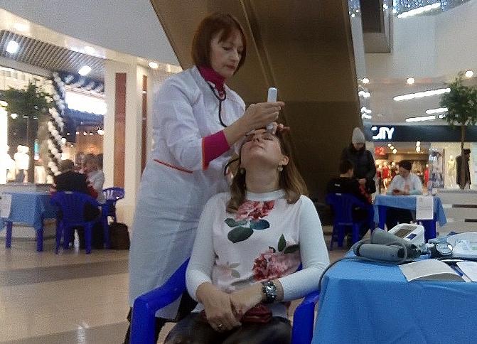 В барнаульском торговом центре желающим проведут обследование специалисты Краевого центра медицинской профилактики
