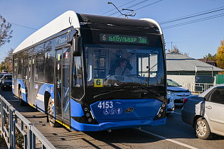 Четырнадцать новых троллейбусов работают сегодня на городских маршрутах