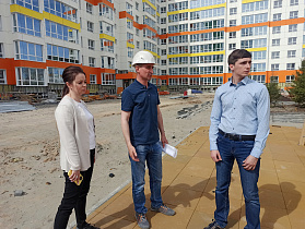 Заместитель главы администрации города Андрей Федоров провел рабочую встречу с руководителем строительной организации