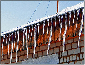 Жители Барнаула могут сообщить об опасных сосульках