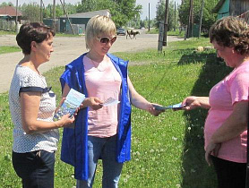 Дружинники проинформировали жителей Затона о мерах безопасности при паводке