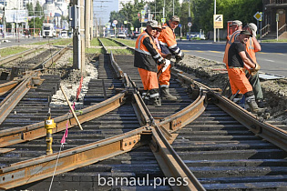 Ремонт трамвайных путей на пересечении проспекта Красноармейского и улицы Анатолия выполнен уже на 40 процентов 