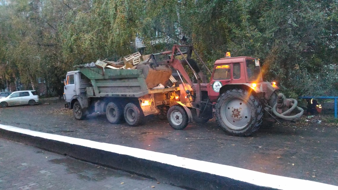В городе проходят акции по очистке мест несанкционированной торговли
