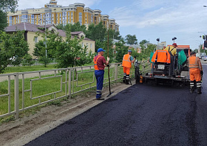 Барнаульский Автодорстрой проводит плановый ремонт дорог 