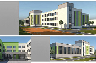 В барнаульском селе Власиха возобновили строительство пристройки к зданию школы №98 