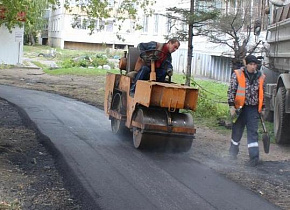 В Барнауле в рамках капремонта восстанавливают тротуары на улице Бехтерева