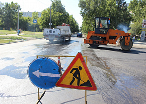В Барнауле продолжается капитальный ремонт улицы Георгия Исакова