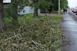 Сергей Дугин: «Сильный ветер в Барнауле не принес больших разрушений. Последствия устранены»