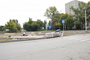 В Барнауле реконструируют разворотное кольцо по улице Кулагина