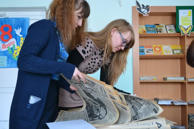 Школьники и педагоги барнаульской школы приняли участие в интернет-проекте «Старые тексты о главном»