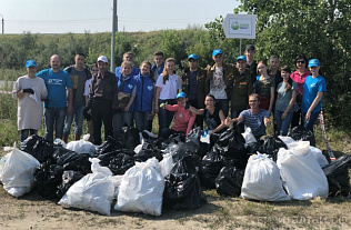 130 мешков мусора собрали во время акции на протоке реки Оби в Барнауле