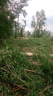 В пригороде Барнаула восстанавливают электроснабжение