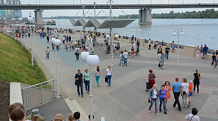 В Барнауле завершили электроснабжение набережной Оби