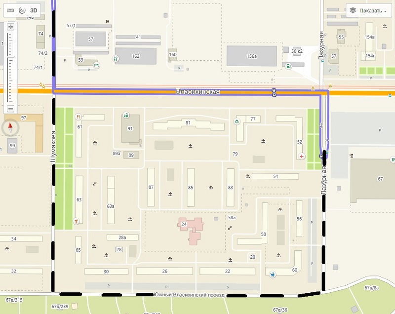 В Барнауле изменится автобусный маршрут №75