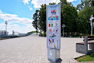 В исторической части Барнаула установили новые информационные стенды и стелы 