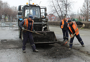 Несколько участков дорог в Барнауле готовят к текущему ремонту 