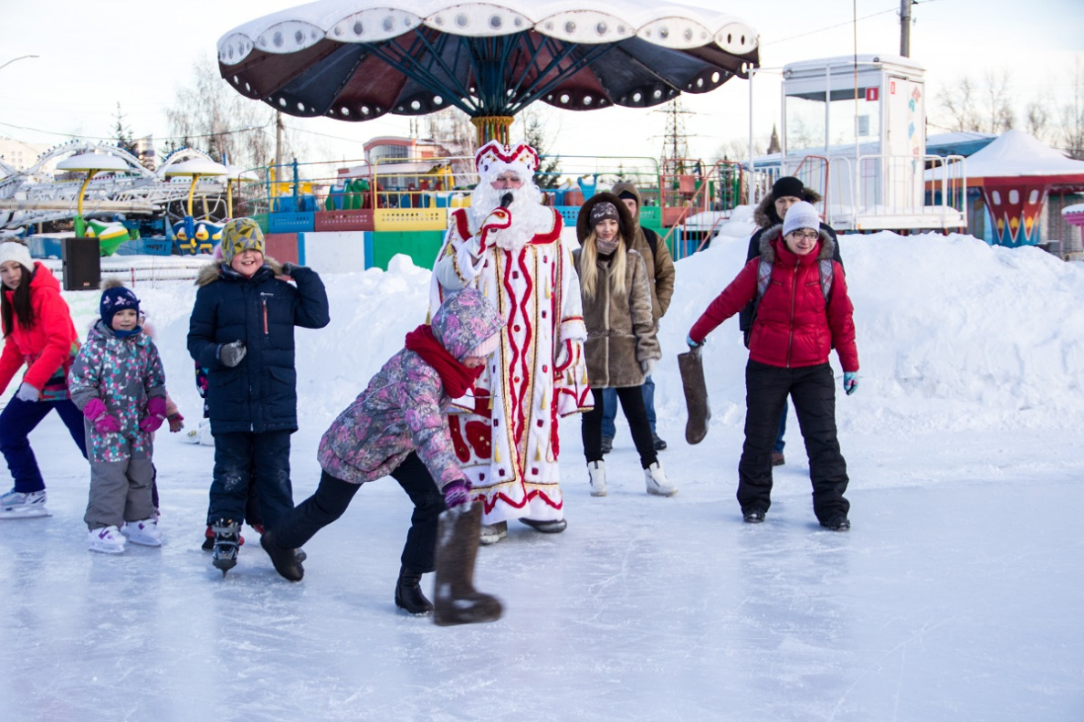 В барнаульском парке «Центральный» проведут эстафету «Всей семьей на каток»
