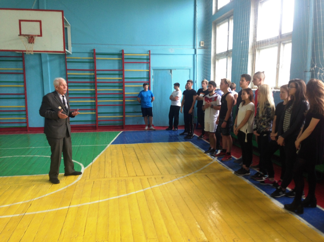 Урок патриотизма провел для школьников ветеран правоохранительных органов