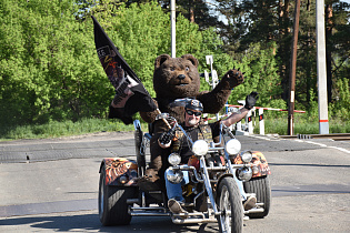 Туристический символ Барнаула призвал автомобилистов соблюдать правила дорожного движения на переездах