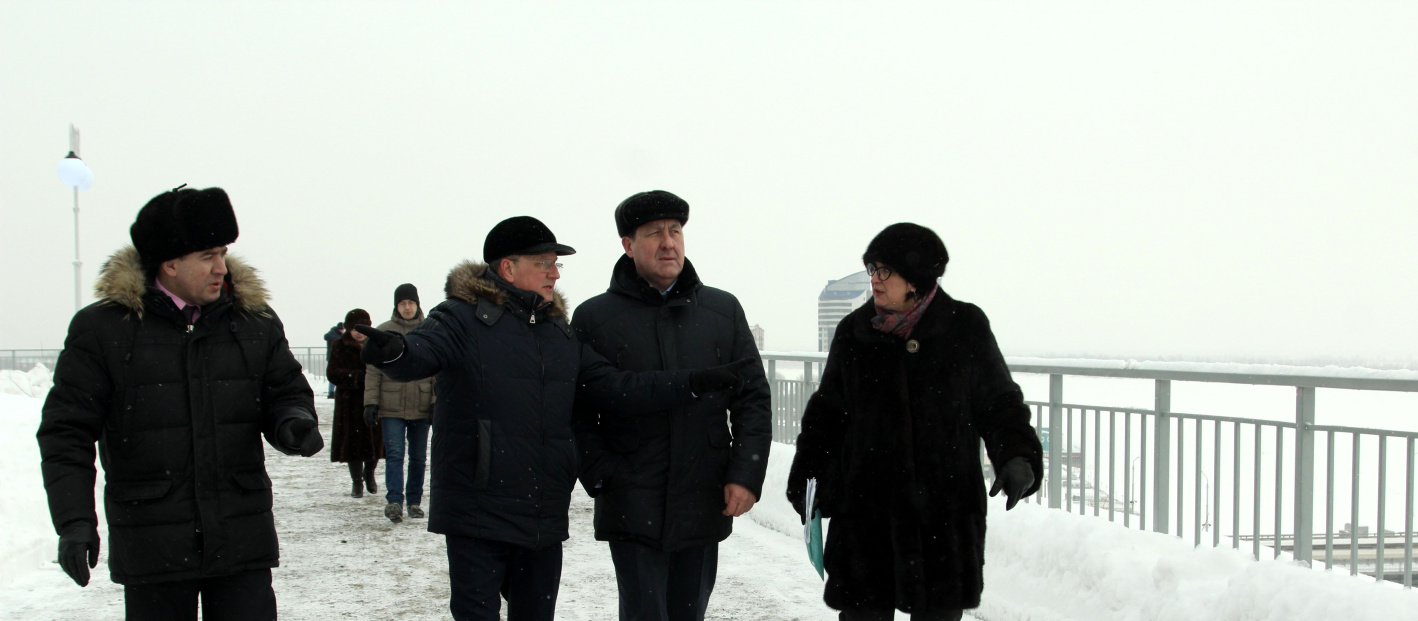 Близится к завершению строительство набережной реки Оби и благоустройство  территории Нагорного парка