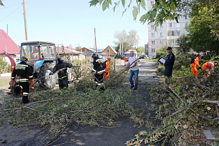 Бойцы эко-отряда и спасатели ликвидировали свалку