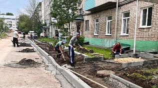 В краевой столице продолжается благоустройство дворовых территорий в рамках нацпроекта «Инфраструктура для жизни»