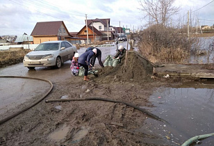 В барнаульском поселке Научный городок провели дополнительные противопаводковые мероприятия