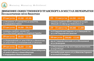 На каких участках дорог ограничат движение транспорта в День города в Барнауле