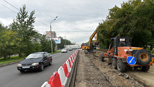 Работы на пересечении Павловского тракта с улицей Попова идут по графику