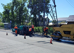 В Барнауле отремонтировано более 14 тысяч квадратных метров дорог