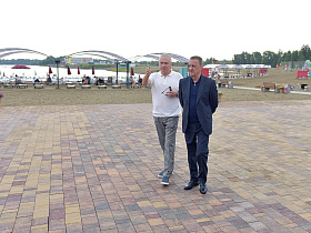 Вячеслав Франк и Юрий Шамков обсудили вопросы развития территории барнаульского гребного канала 